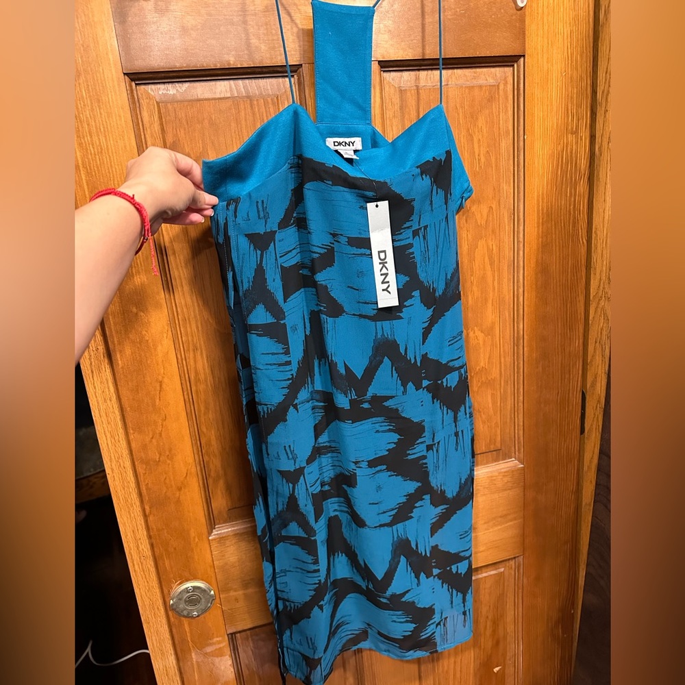 DKNY blue top